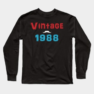 Vintage 1988 Long Sleeve T-Shirt